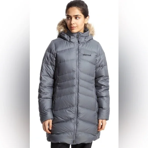Marmot Women's Montreal Down Coat Medium Gray - Picture 1 of 4